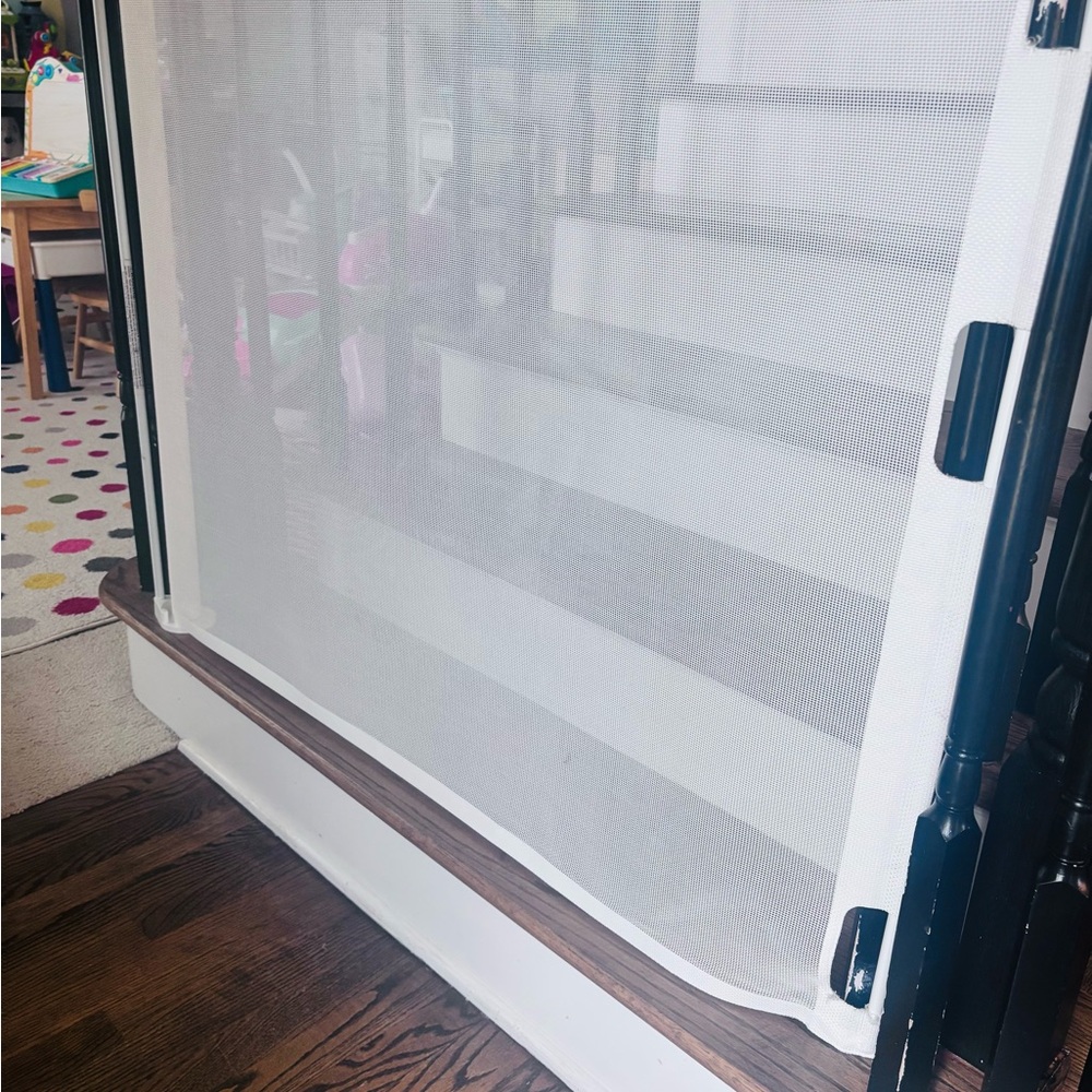 Retract-A-Gate 48”  White: The Original and only Made in USA Retractable Gate